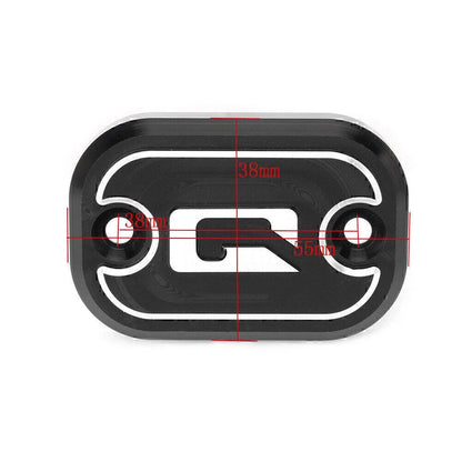 Scooter Front Brake Fluid Reservoir Cap Cover Black For YAMAHA QBIX 125 2017-18