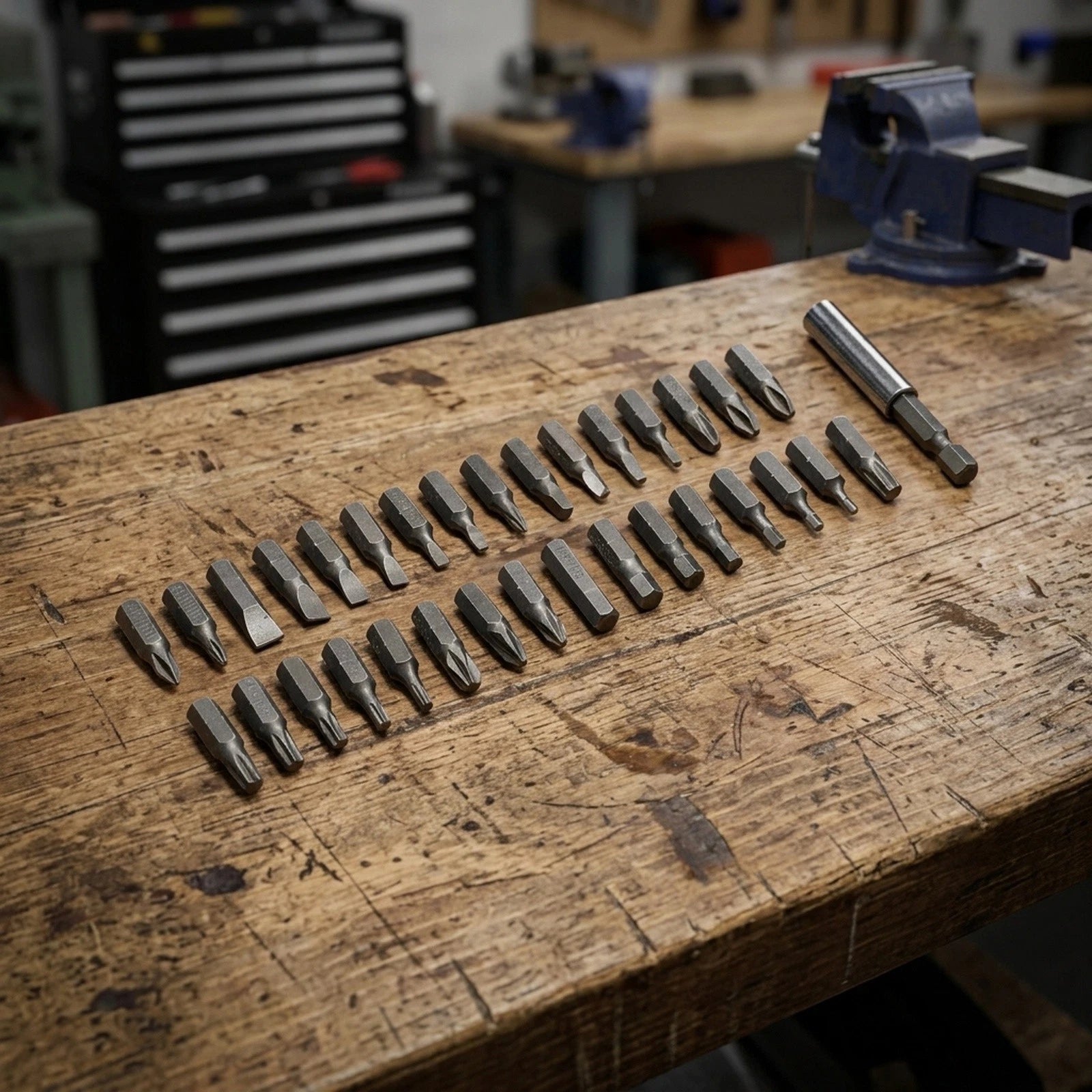 33pcs Hex Shank Screwdriver Bit Set for Automotive Use