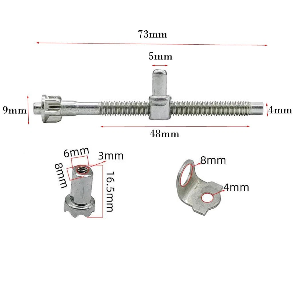 Adjustable Chainsaw Screws for Electric Models (Fits 68-73 mm)
