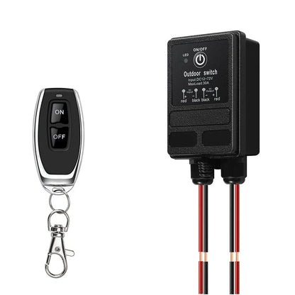 Wireless 12V Remote Control Relay Switch 30A IP65 Waterproof