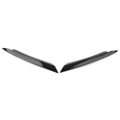 Glossy Black Headlight Lamp Cover Eyelid Trim for VW Passat B7 (2010–2014)
