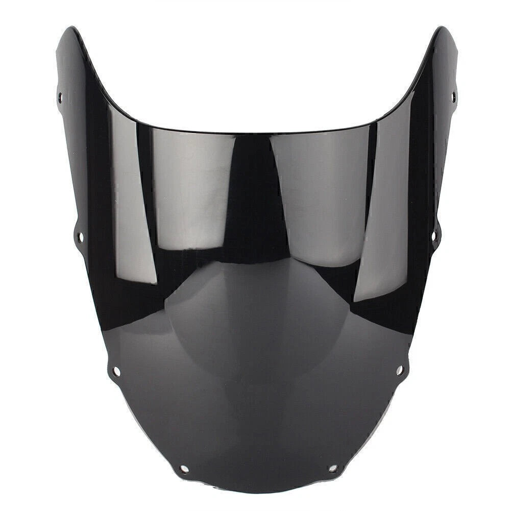 Double Bubble Windshield for Kawasaki Ninja ZX9R ZX-9R (1998–1999) Black