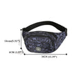 Camouflage Waist Bag for Sports Travel (Adjustable Crossbody Pouch)