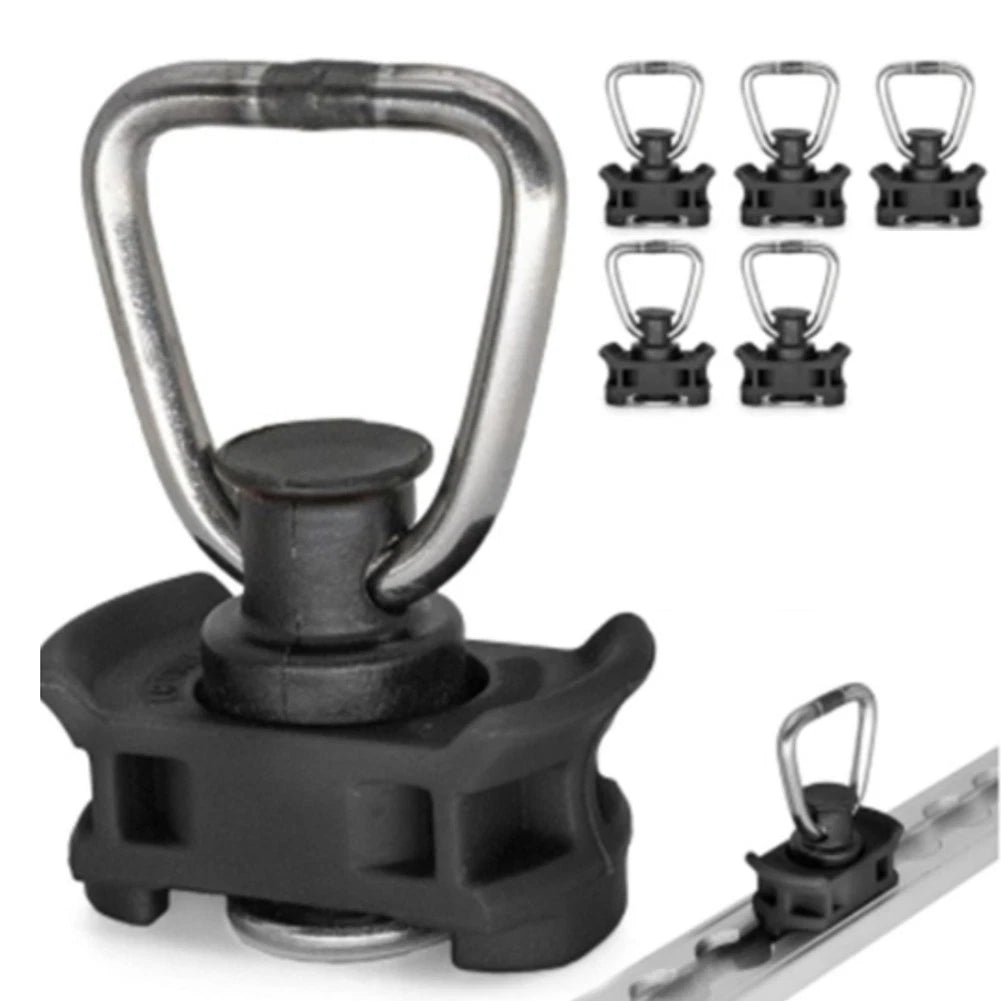 6pcs Stainless Steel Track Lock End Buckles for RV Trailer