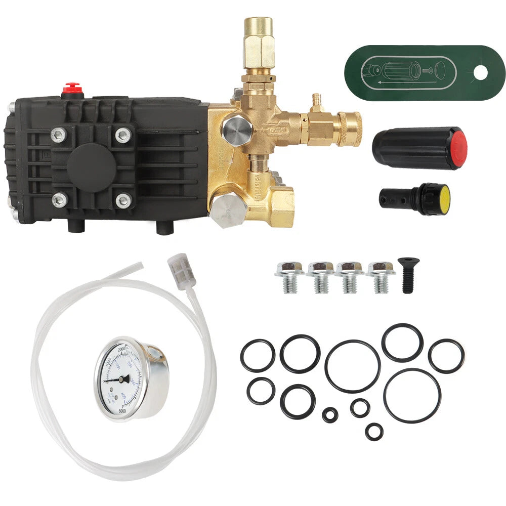 Pressure Washer Pump 24mm Solid Shaft for 3600 PSI