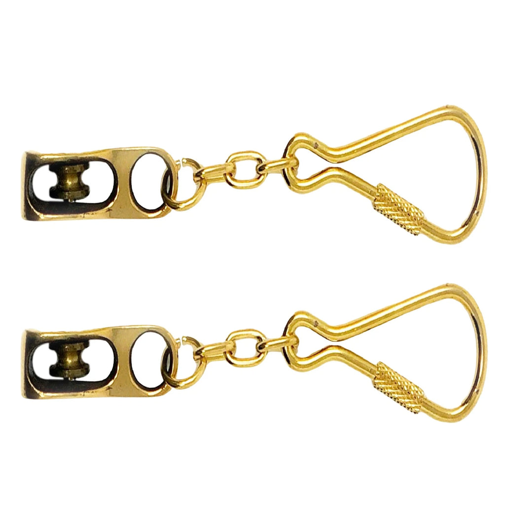 Set of 2 Rope Pulley Keychains for Small Ship (Mini)