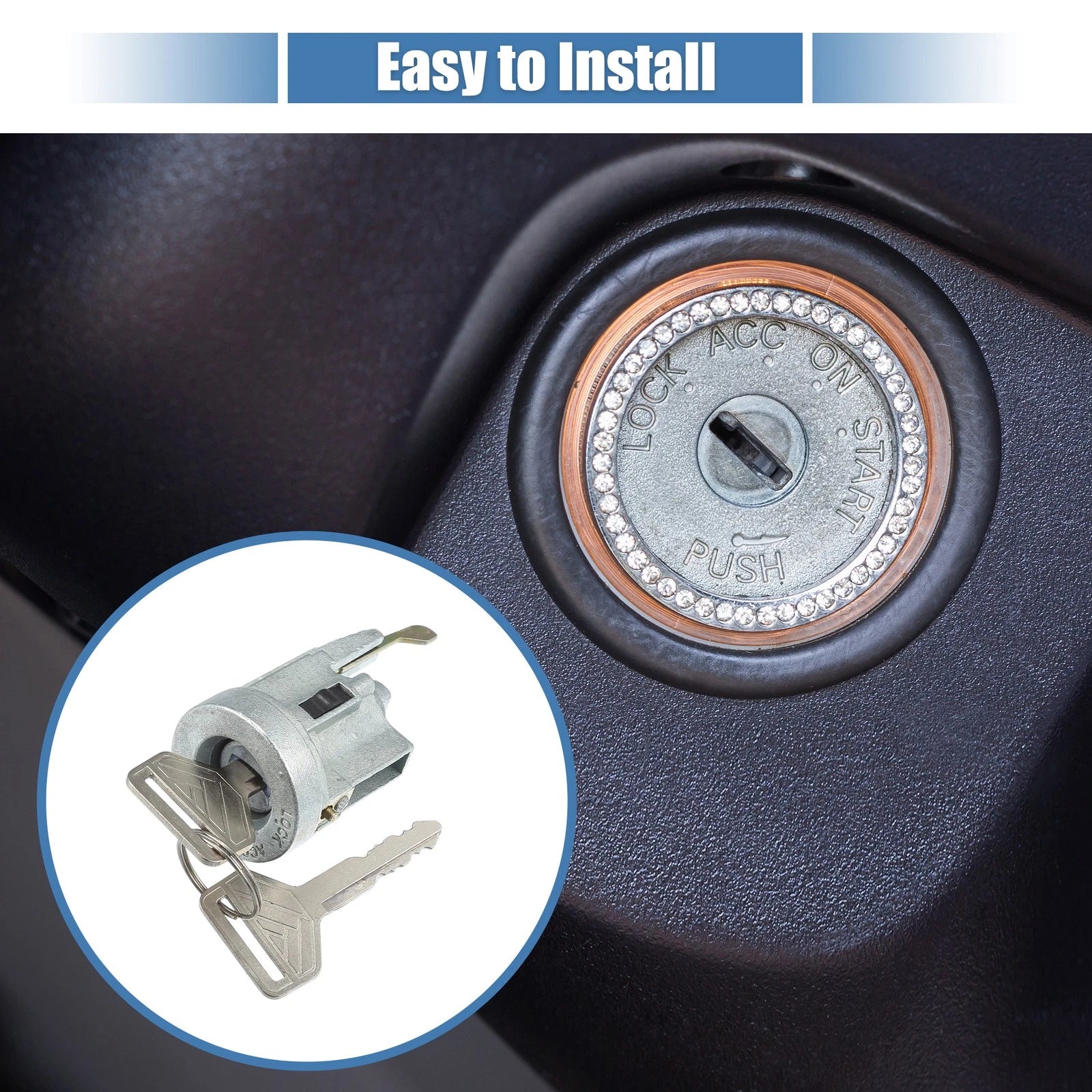 Ignition Switch Starter Set with Keys for Toyota 4Runner (No. 6905795407)