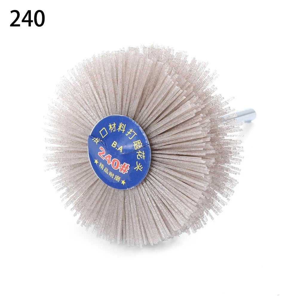 Abrasive Nylon Wheel Brush for Rotary Tool (80-600 Grit)