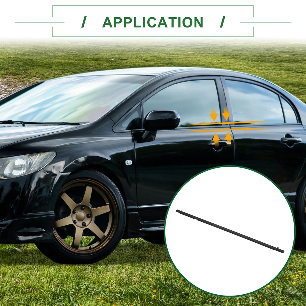 Rear Left Window Weatherstrip Seal Replacement for Honda Civic (2006–2011)