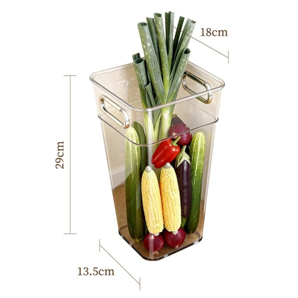Storage Container for Leafy Greens and Cucumbers (18x13.5x37cm)
