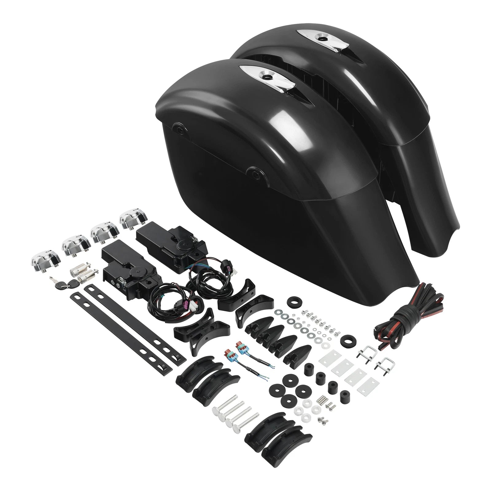 Saddlebags Electronic Latch Lids for Indian Springfield (2014–2018)