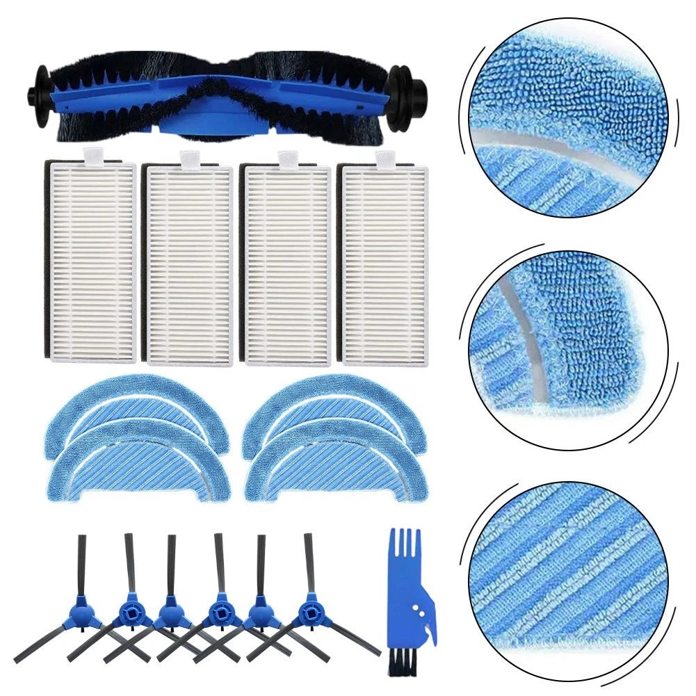 Replacement Brush Mop Cloth Kit for Conga 1099 Connected Vacuum