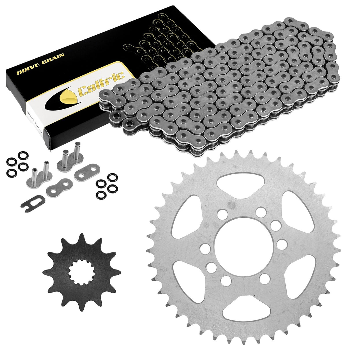 O-Ring Drive Chain and Sprockets Kit for Suzuki LT230S Quadsport (1985–1988)