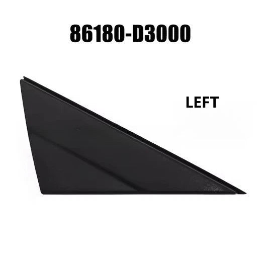 For 86180D3000 Mirror Triangle Trim Rearview Mirror Panel No Drilling Required
