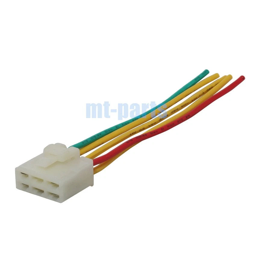 Rectifier Regulator Connector Plug for Yamaha XC125E (2008–2011), YBR125ED (2007–2014)
