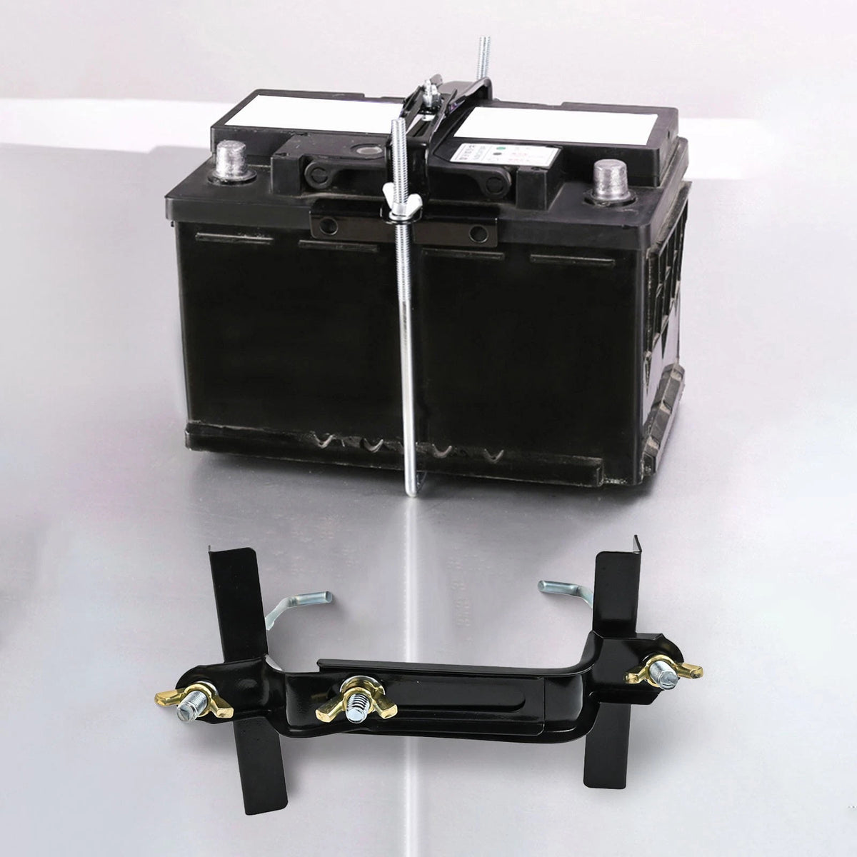 1 Inch Heavy Duty Car Battery Tie Down Bracket for Easy Installation