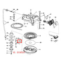Spring Plate to Pawl for BRP Johnson Evinrude 20-30 HP (1985–2005) 93-08665