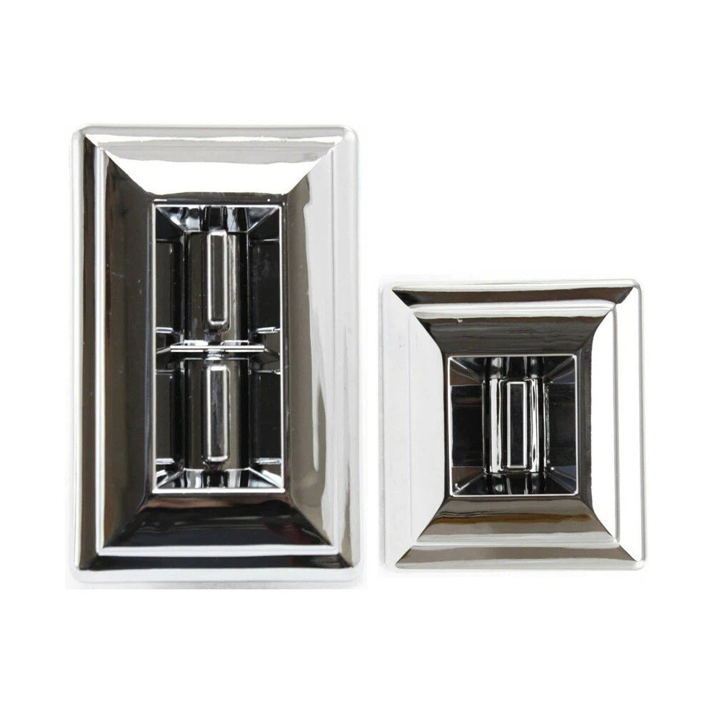 2Pcs Chrome Power Window Switch for Chevrolet GMC Pontiac