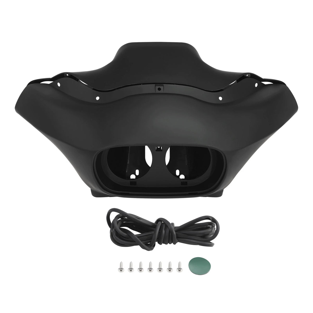 Black Inner Outer Fairings Windshield Trims for Harley Road Glide (1998–2013)