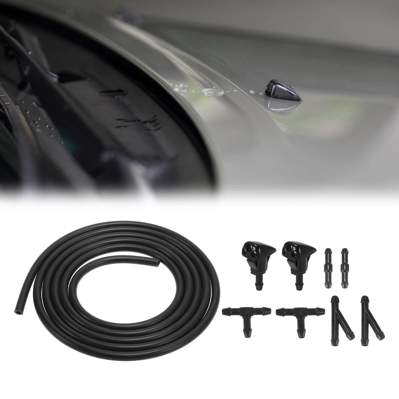 Front Windshield Washer Nozzles Kit for Hyundai Sonata (2002–2005)