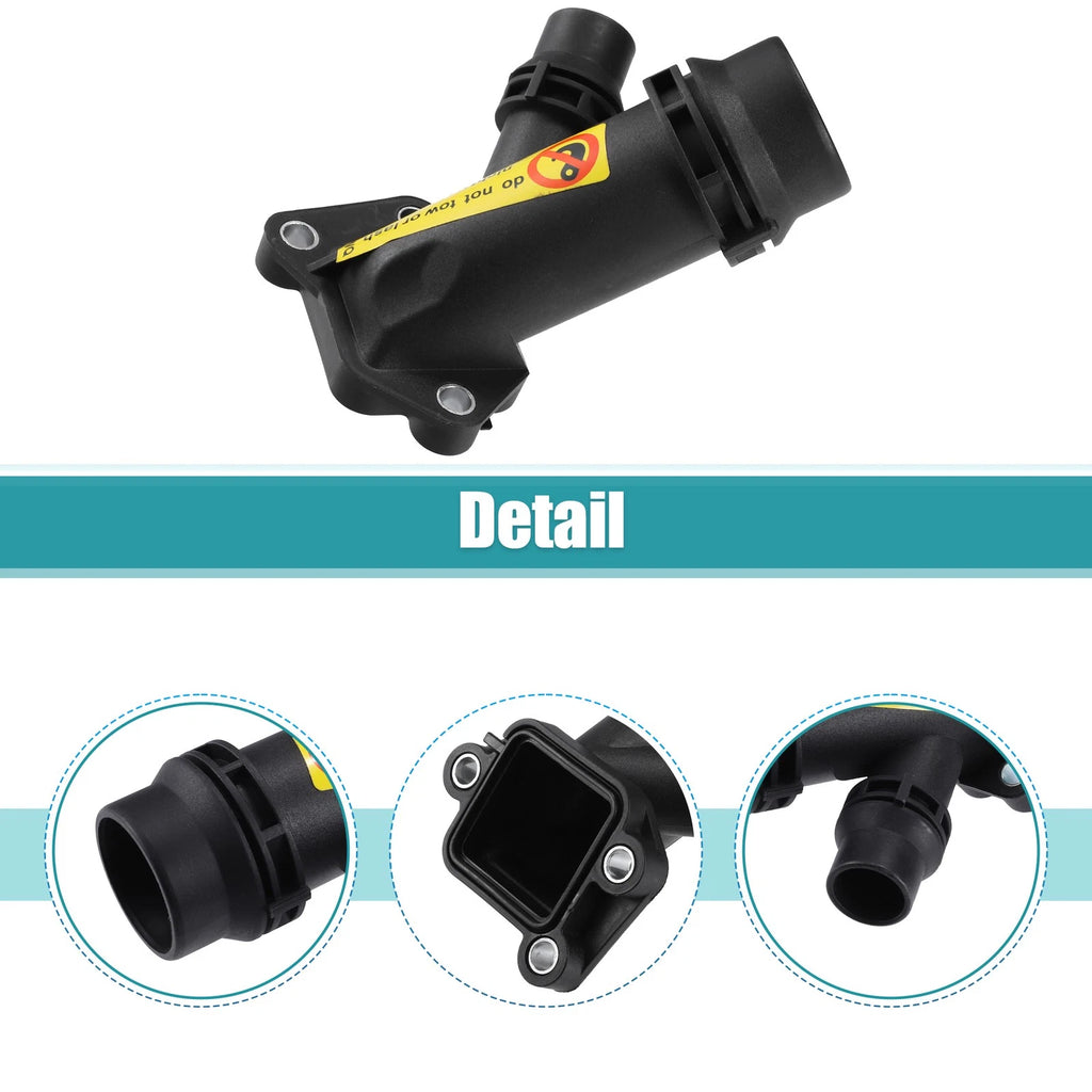 Engine Coolant Hose Connector Replacement for BMW 7 Series E65 E66 (2001–2008)