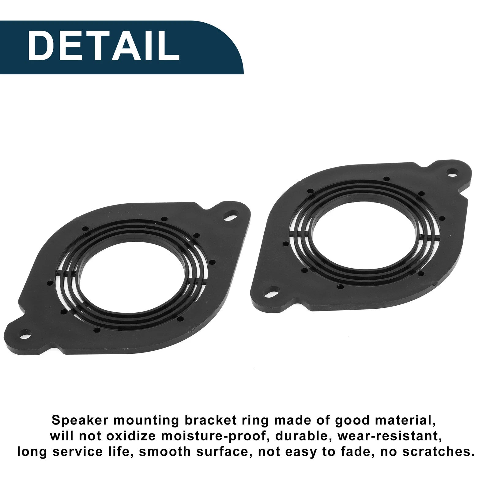 2X Speaker Spacer Ring Adapter for Mazda (ABS)