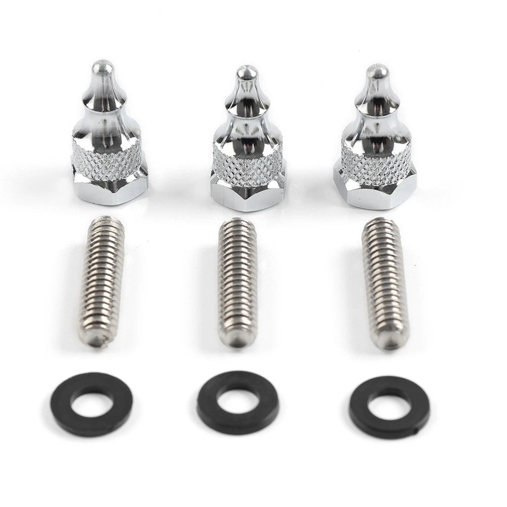 Set of 4 Chrome Windscreen Windshield Bolt Screws for Harley Electra Glide (1996–2013)