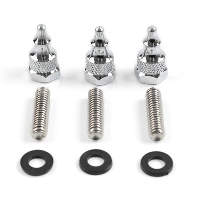 Set of 4 Chrome Windscreen Windshield Bolt Screws for Harley Electra Glide (1996–2013)