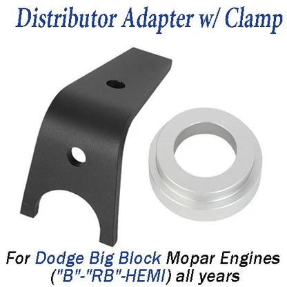 Distributor Clamp with Adapter Kit for Dodge Big Block 383 440 (RB)