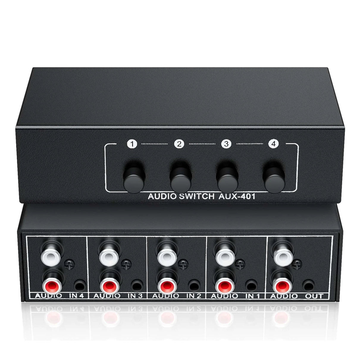 Stereo Audio Switcher for 3.5mm Input with RCA L/R Output