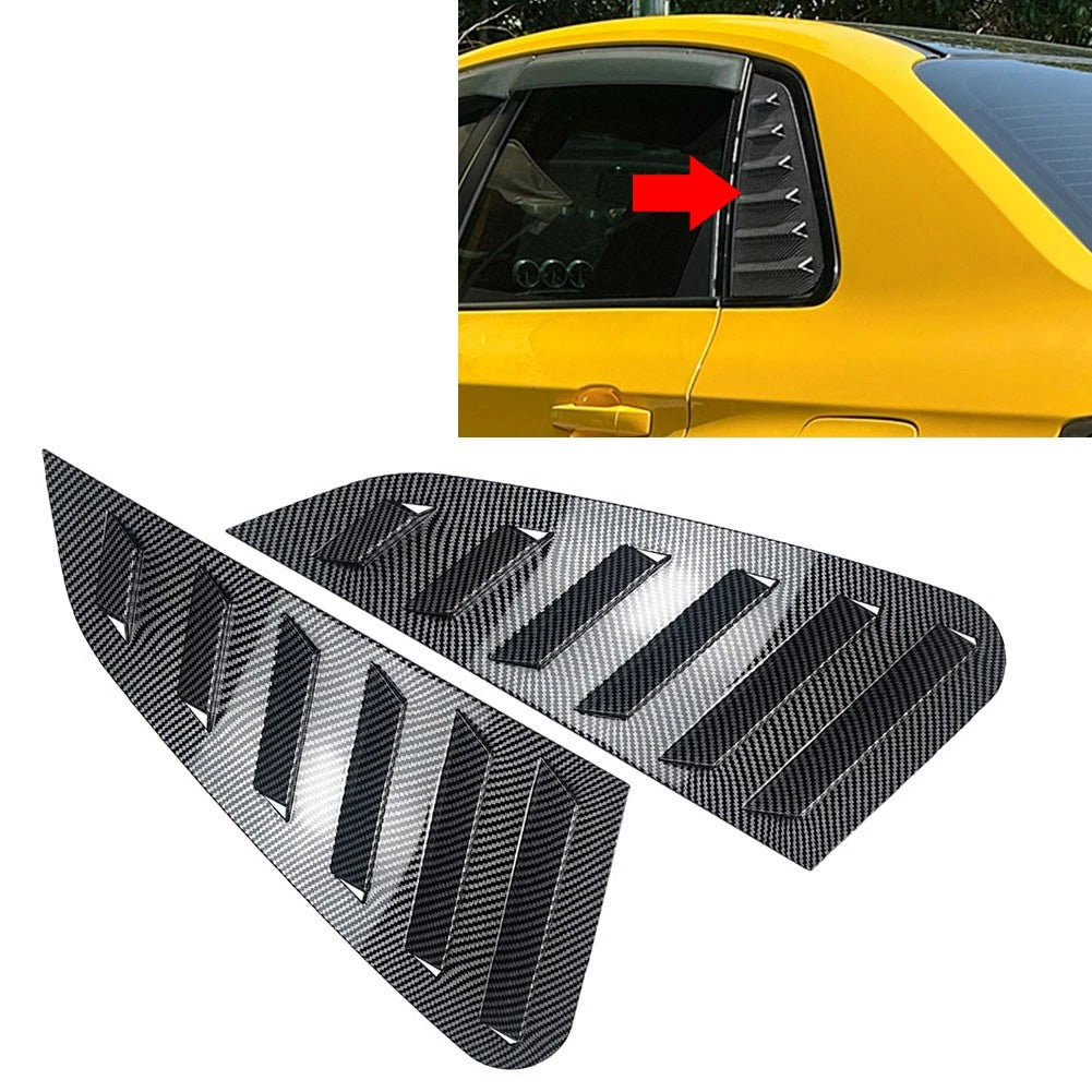 Rear Window Shutter Louvers Cover Trim for Subaru Impreza WRX STI (2011–2014)
