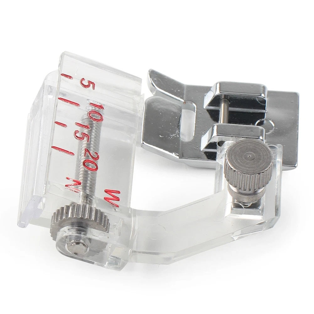 Adjustable Bias Binder Presser Foot for Sewing Machine (Universal Fit)