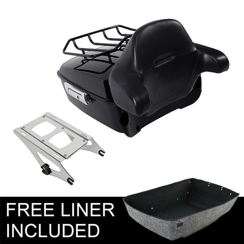 Trunk Backrest Pad for Harley Touring Road Glide (2014–2026)