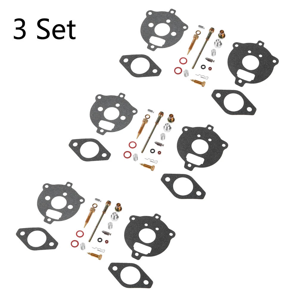 Set of 3 Carburetor Repair Kits for B&S 394693, 291763, 295938