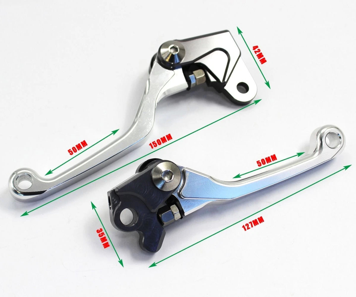 Pair Pivot Brake Clutch Lever for Honda CR80 CR85R (1998–2003)