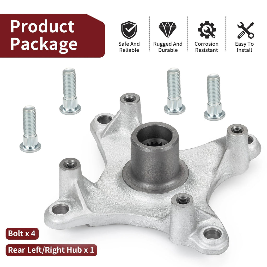 Rear Wheel Hub 5135546 for Polaris Hawkeye 300, Sportsman 300, 400 (2004–2014)