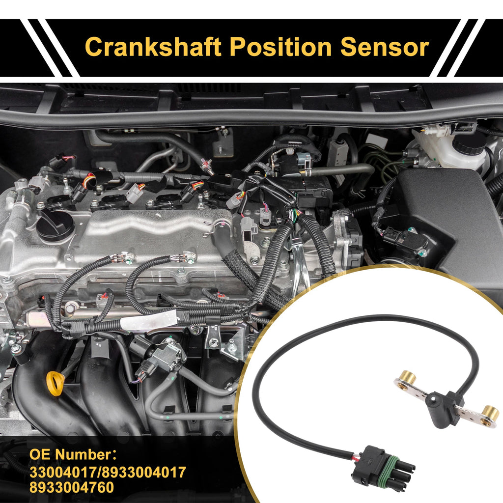 1 Pc Crankshaft Position Sensor No.33004017 for Dodge Monaco (1990–1991)