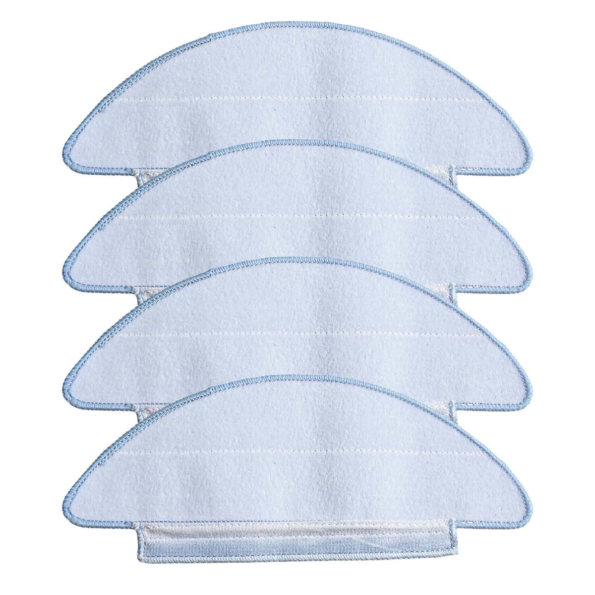 Set of 4 Replacement Microfiber Cleaning Pads for Airzeen Q6 SE Robots