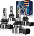 2X Novsight 9005 H11 LED Headlight Bulbs Conversion 6500K for