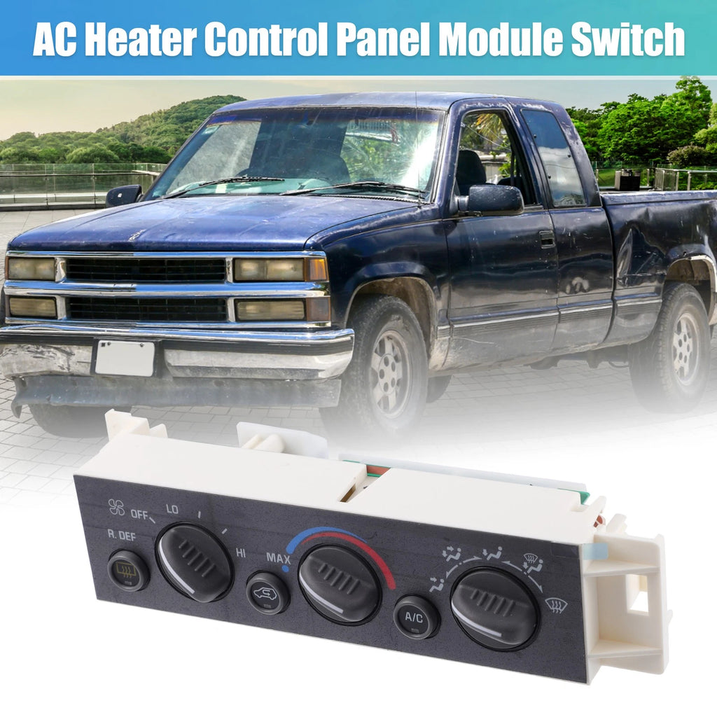 HVAC A/C Heater Climate Control Panel Switch for Chevy C1500 Tahoe (1996–1999)