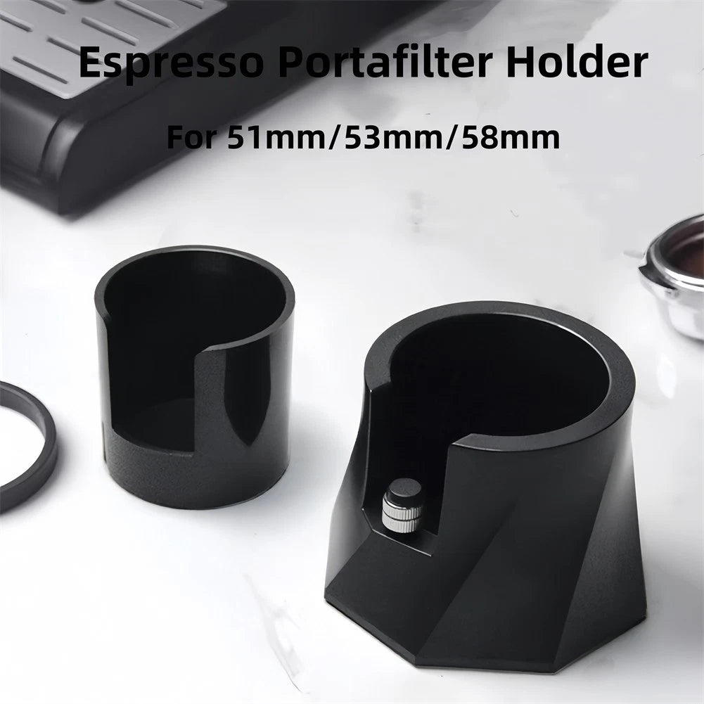 Coffee Tamper Station for Espresso Portafilters (Adjustable Height)