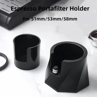 Coffee Tamper Station for Espresso Portafilters (Adjustable Height)