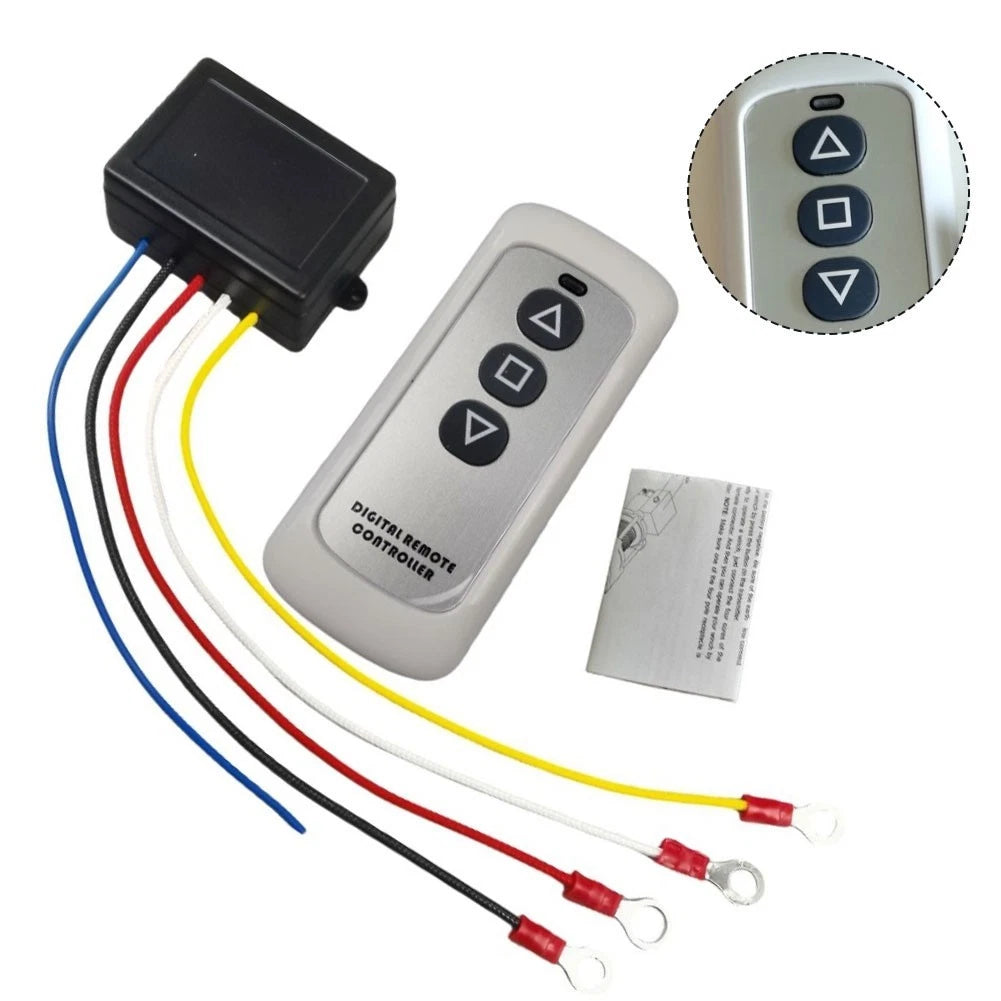 Electric Winch Wireless Remote Control 12V for Car Applications