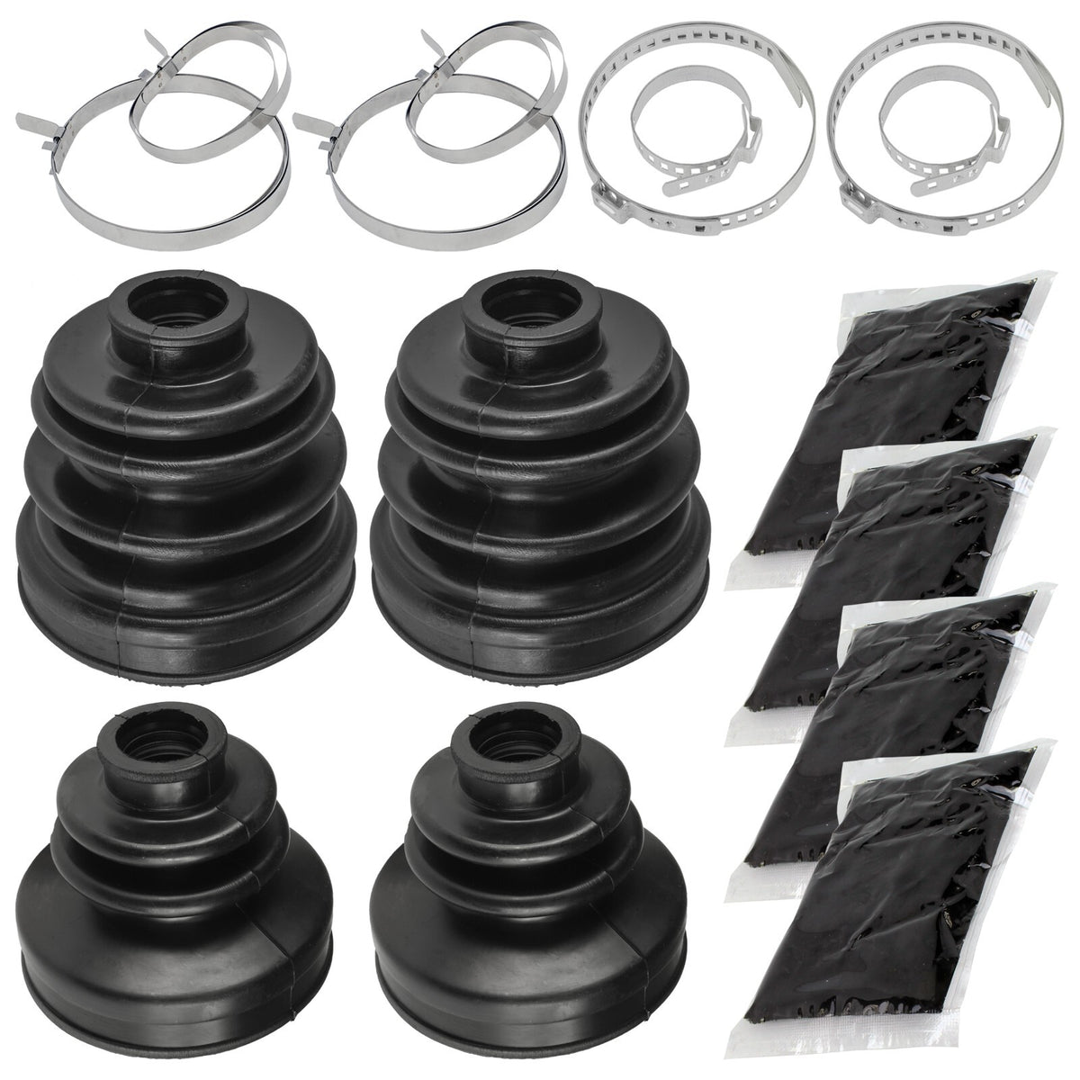 CV Boot Kit Rear Axle Inner Outer Replacement for Kawasaki Teryx 750 4X4 (2008–2011)