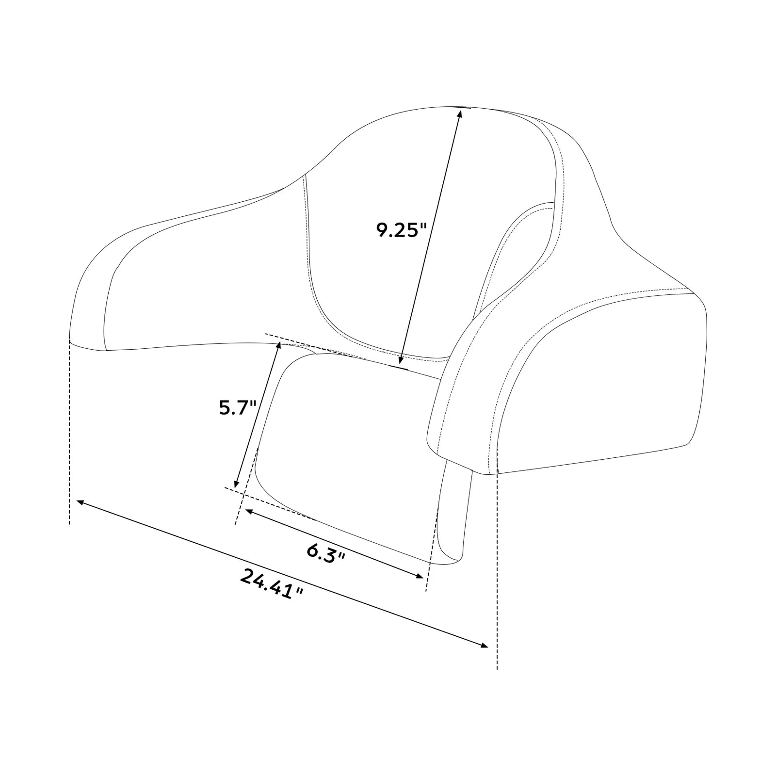 Rear Trunk Passenger Backrest for Indian Chieftain Springfield (2014–2023)