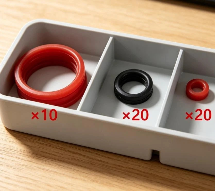 Silicone Gasket Kit for Coffee Machine (10 Large, 20 Small)