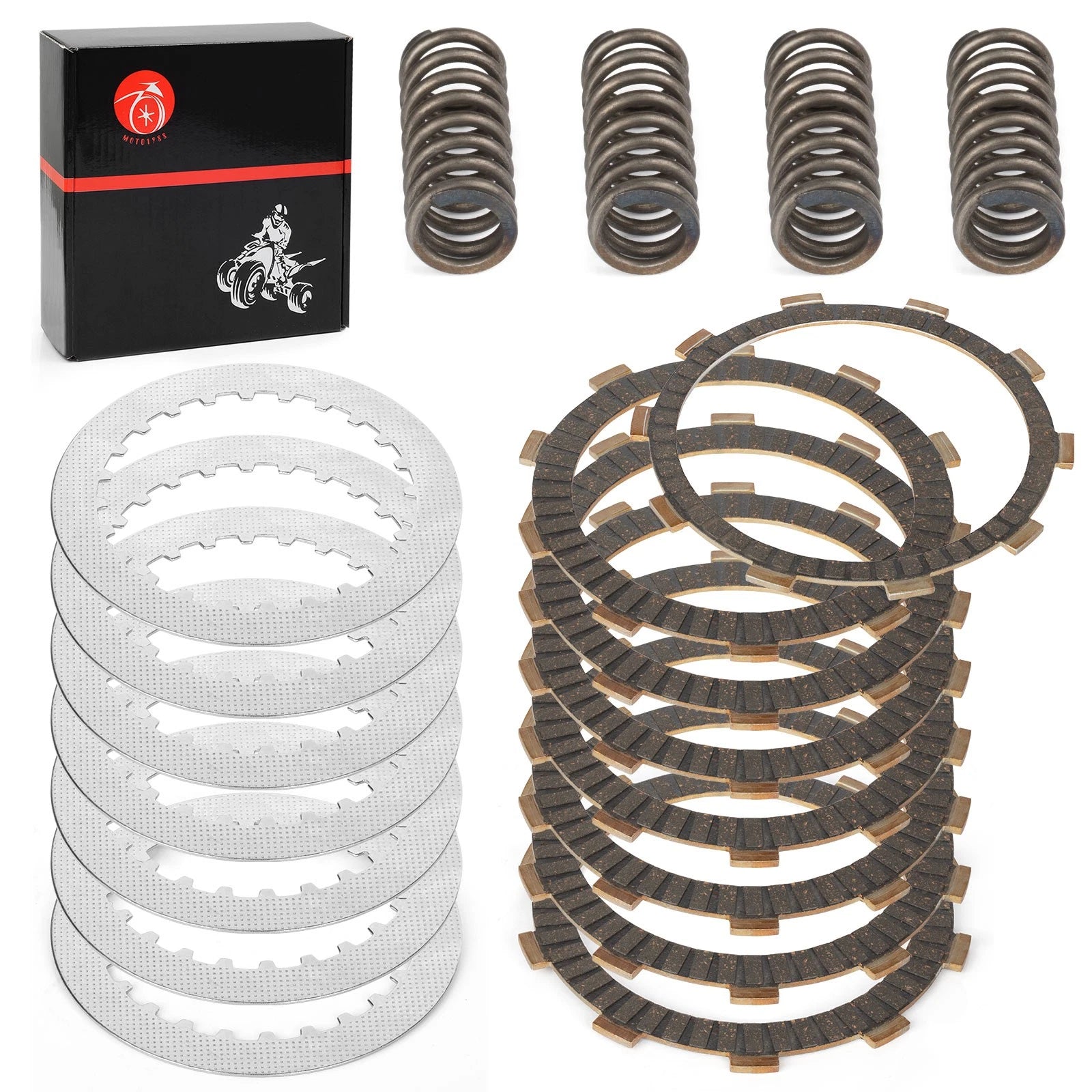 Clutch Friction Steel Plates Kit for Honda Shadow Spirit 750 VT750C2F (2007–2014)