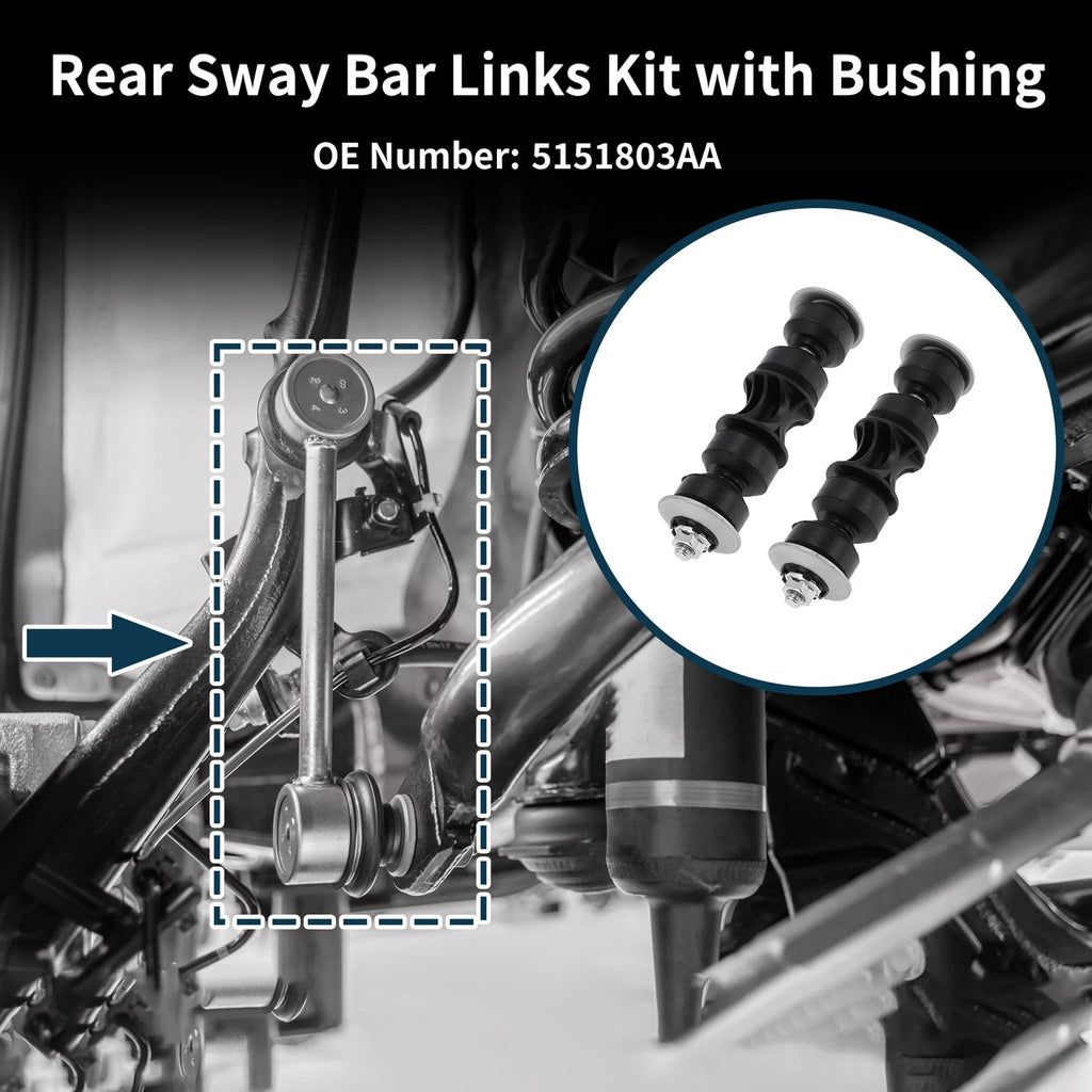 Rear Stabilizer Bar Links Replacement for Dodge Caliber (2010–2012) 2 Pcs