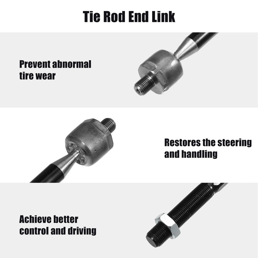 Tie Rod End Link Outer Inner Left Right Front 6 Pcs for Mazda 3 (2004–2013)