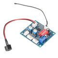 4X Wire DC12V Fan Controller with Temperature Regulation for PC Cooling Fans